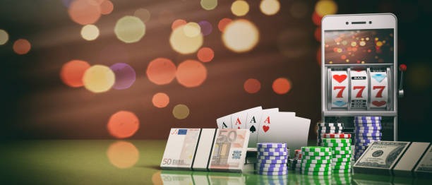 Mobile phone displaying kaisar 328 casino dashboard with game icons and account menu